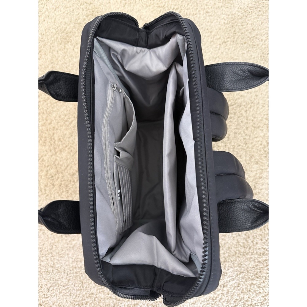 BAGGALLINI Soho Backpack Black Travel Work School Water Resistant Laptop Mint! - Picture 12 of 16